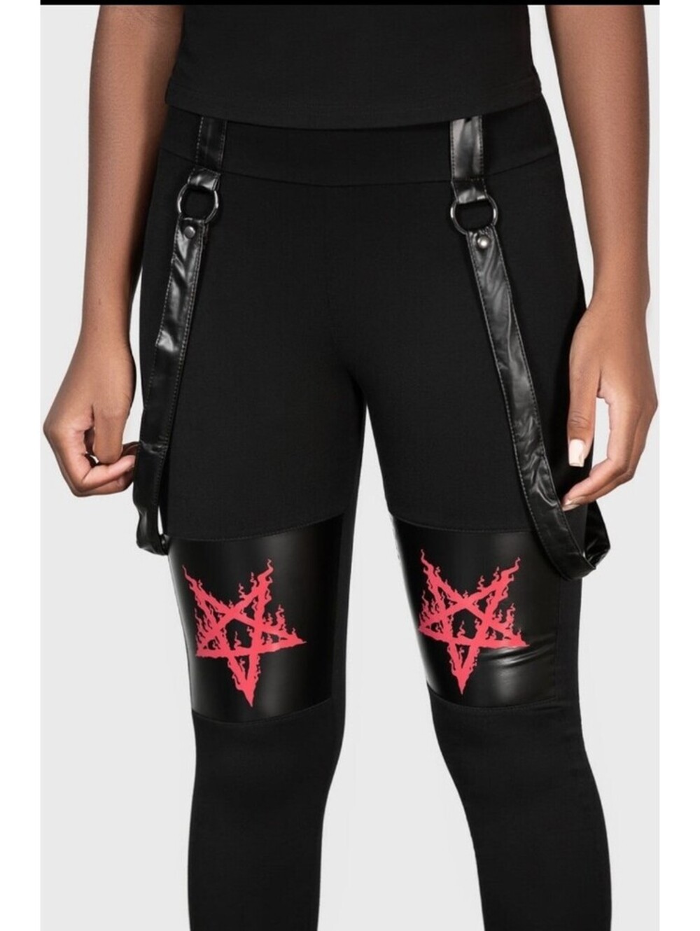 Killstar Bloodpact Leggings Pentagram Design Women's Size Small NEW